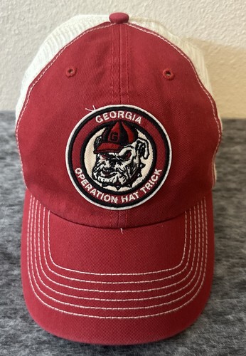 Georgia Bulldogs 47 Clean Up OHT Operation Hat Trick Fitted Hat The Franchise XL - Picture 2 of 8