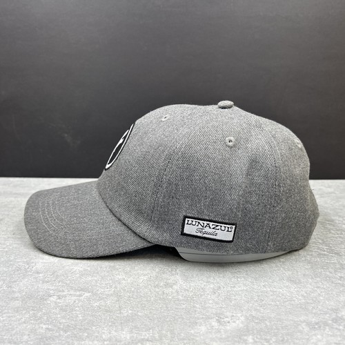 LUNAZUL Tequila Hat Ball Cap ONE SIZE Gray Structured Embroidered Patch Logo - Picture 4 of 9