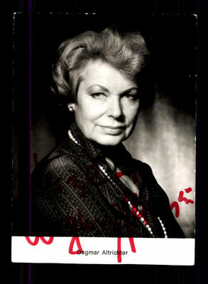 Dagmar Altrichter Rüdel Autogrammkarte Original Signiert # BC 66486