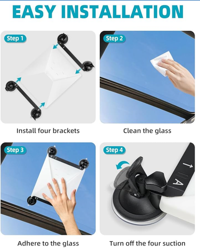 Starlink Mini Sunroof Suction Cup Mount – Secure Mounting Kit for Car Windows an - Photo 3 sur 7