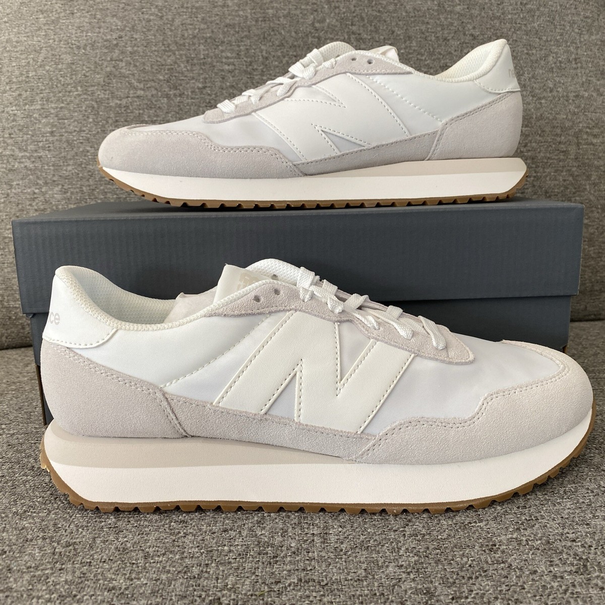 New Balance Women's 237 V1 Classic Sneaker, Nimbus Cloud/White