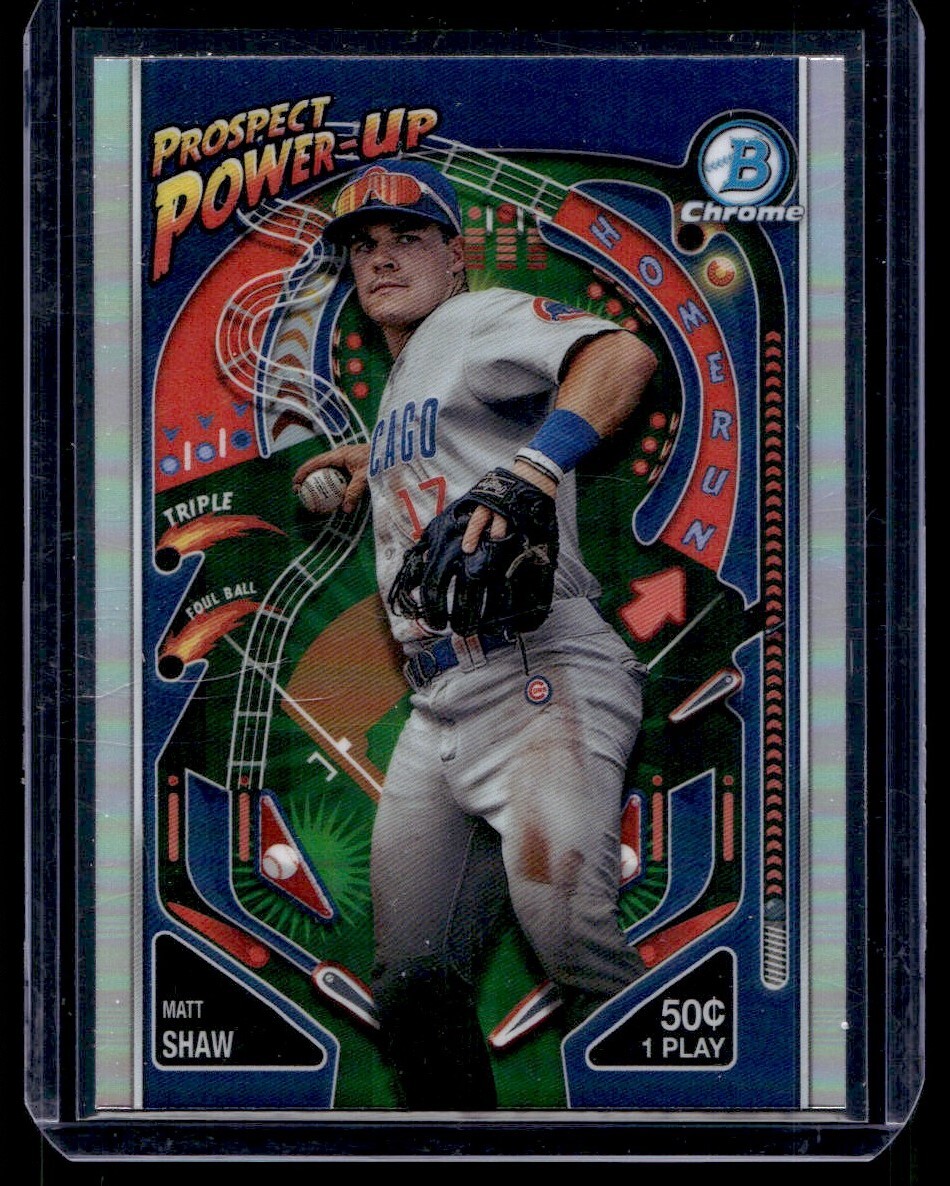 2024 Bowman Chrome Prospect Power-Up #PP-16 Matt Shaw