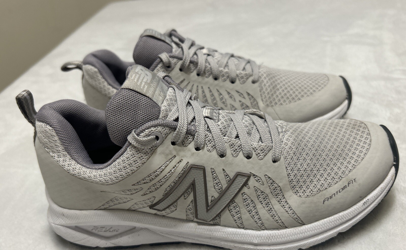 New Balance Women’s Shoes Size 5 Gray Running Tennis Sneakers Revlite Fantom Fit