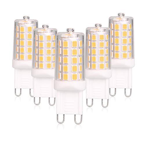 G9 LED Glühbirne dimmbar 4 W, 40 Watt T4 G9 Halogenäquivalent, 2700K weich (5er-Pack) - Bild 1 von 7