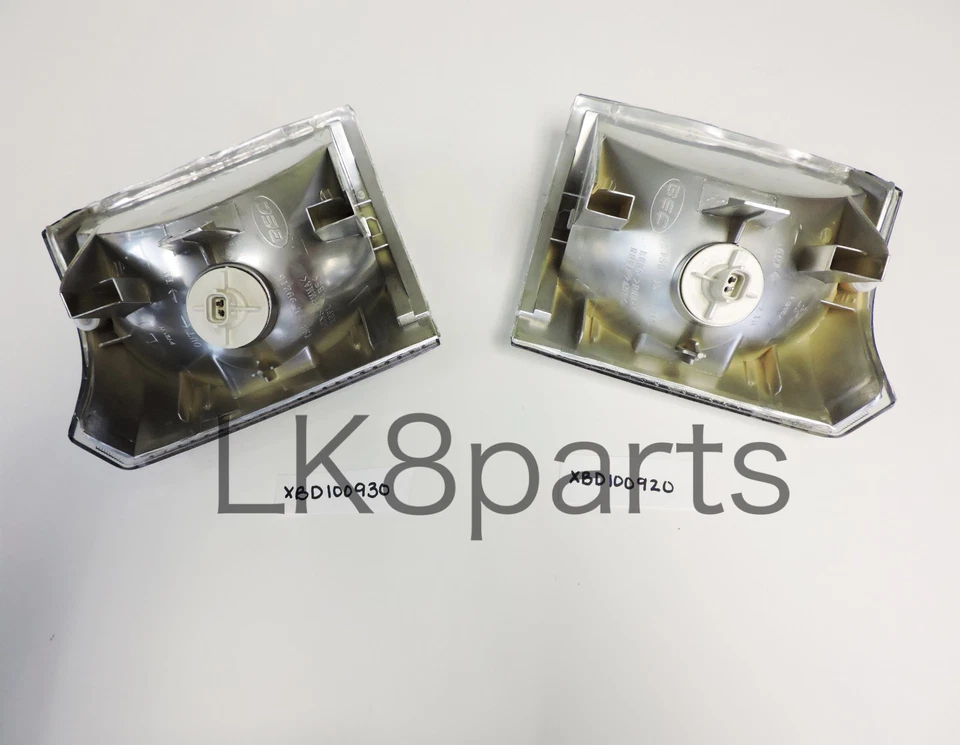 Conjunto de lâmpada Land Rover Range P38 luz de seta dianteira LH RH XBD100920 XBD100930 - Imagem 4 de 4