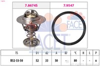 Facet Thermostat KüHlmittel 80°C FüR Toyota Aygo Yaris Subaru Justy IV Sirion