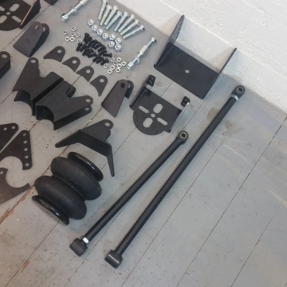 Kit de 4 eslabones triangulados tamaño completo de bolsas de 2600 lb para Packard 1932-1948 Foto 3 de 4