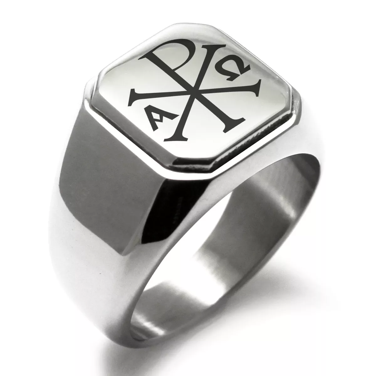 Chi rho deals signet ring