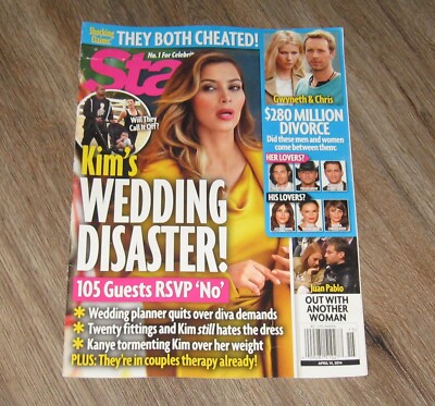 STAR 2014 magazine KIM KARDASHIAN Aviva Drescher CHRIS MARTIN Gwyneth Paltrow