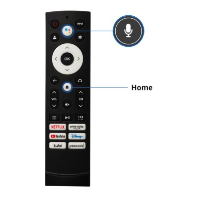 ERF3M90H Voice Remote For Hisense U6H U6K Google TV 50 55 65 75U6H, 55 65 75U6K