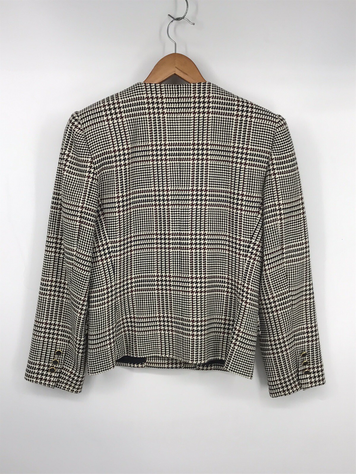 Kasper Black,red Pattern Blazer - image 2