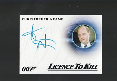 James Bond Autograph A261 CHRISTOPHER MEAME as Fallon Rittenhouse n