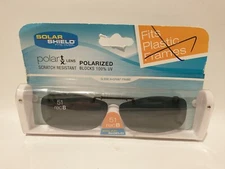 Solar Shield Lenses Polarized Clip-on Sunglasses Scratch Resistant  51 RecB