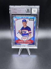 Andre Modugno Signed 2023 Bowman Baseball Factory Beckett 10 Auto Grade Alabama