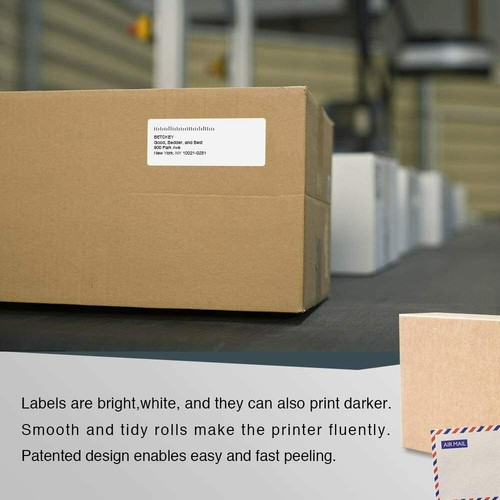 Etiquetas de etiqueta compatibles para Dymo 99012 99014 11354 Labelwriter 450 400 Turbo - Imagen 5 de 54