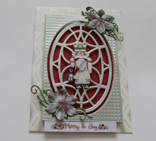 Anna Griffin Like "Merry Joy" Christmas Card 3D New