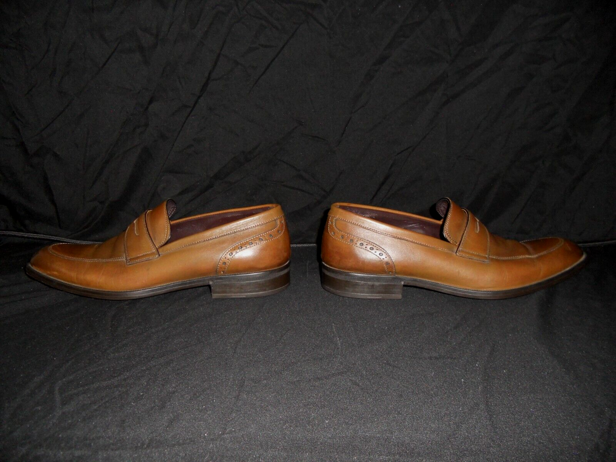 Ermenegildo Zegna Avenue Flex Brown Leather Monk Strap Shoes Mens 10.5 ERMENEGILDO ZEGNA  main image 2