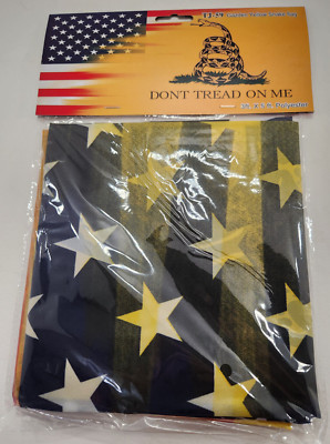 Garden Flag - TJ-59 - 3'' x 5'' Polyester - Dont Tread On Me Garden Flag - Qty 9