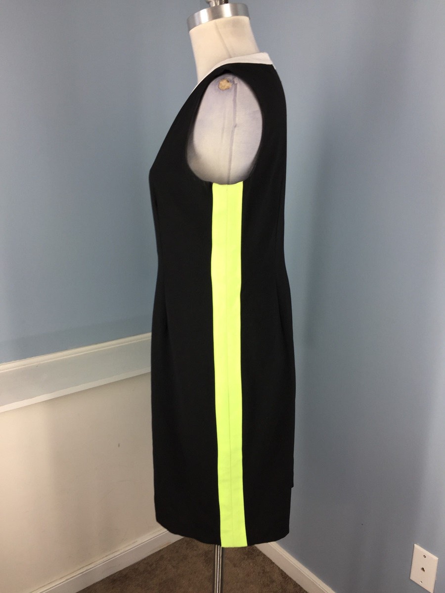 calvin klein neon dress Calvin Klein Sheath dress in neon blue