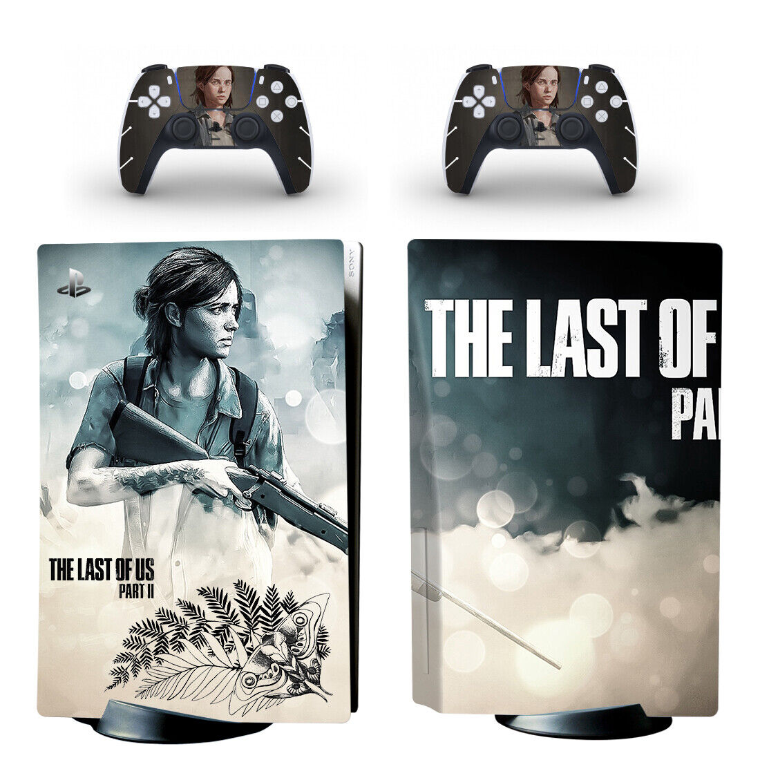 The Last Of US Part 2 PS5 Skin Sticker PlayStation 5 Console and Two  Controllers