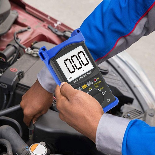 Megohmmeter 200GΩ Digital Insulation Resistance Tester Auto Ranging 500V-5000V - Picture 8 of 11