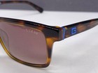 Guess Sonnenbrille Damen Herren Rechteckig Braun Havanna  GU 6886