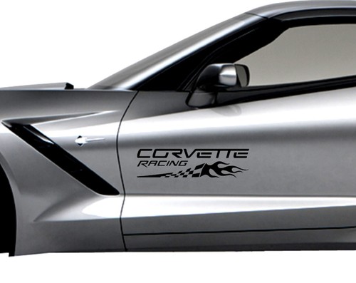 NUEVO STINGRAY CORVETTE RACING Calcomanía de vinilo para coche a rayas cantidad 2 (se adapta a Corvette C7) - Imagen 4 de 23