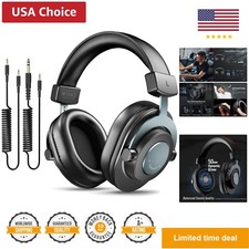 Studio Monitor Headphones for Recording-Over Ear Wired Headphones for Podcast...