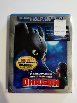 How To Train Your Dragon (Blu-ray + DVD, Deluxe Dragon Edition) NEW