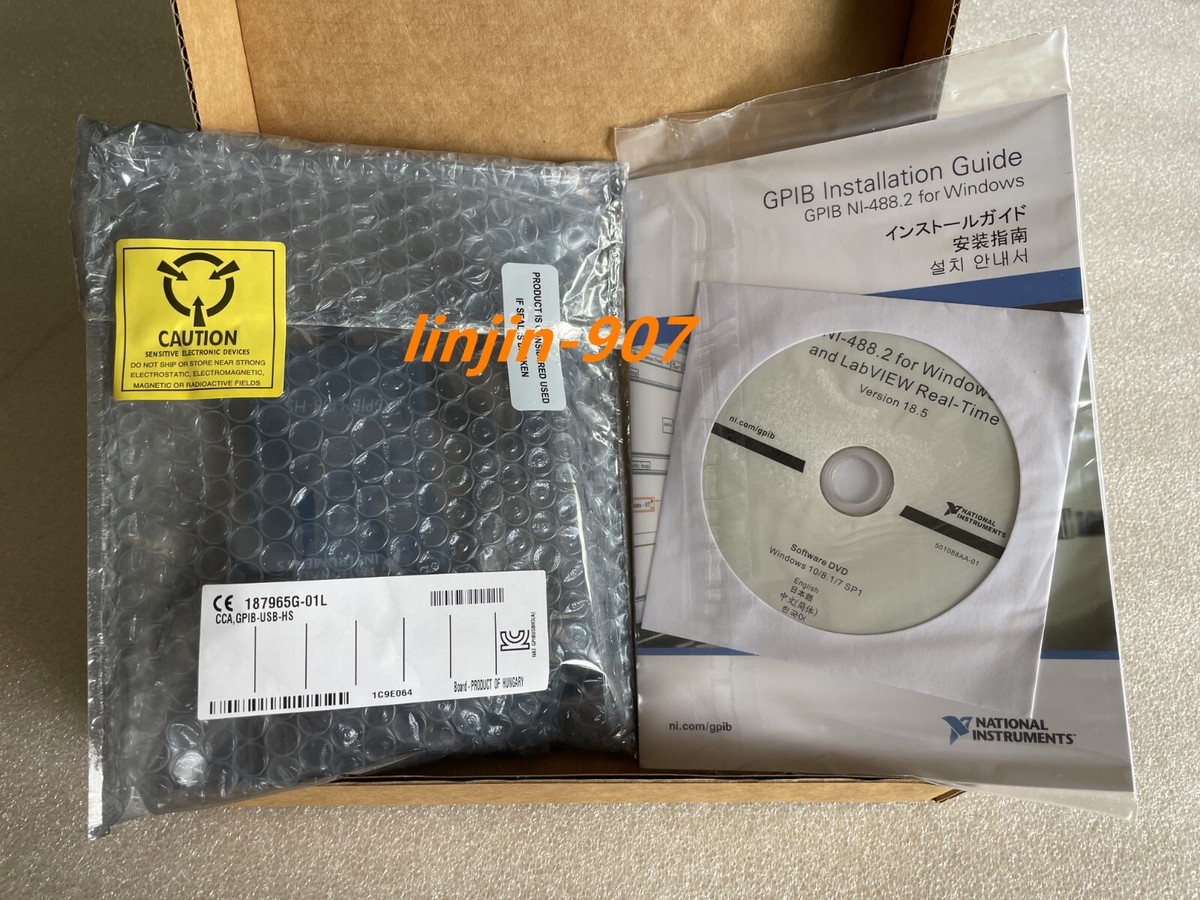 1PC National Instruments GPIB-USB-HS Interface Adapter Controller