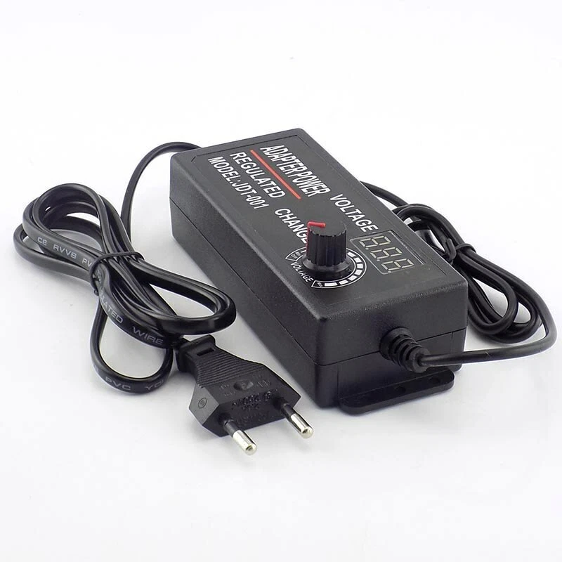Variable Adjustable Voltage 3-12V 3-24V 9-24V AC/DC Power Supply Adapter display - Image 4 of 4