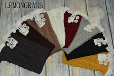 Women's Boot Cuffs - Leg Warmers - Lace Boot Topper - USA Seller - Boot Socks