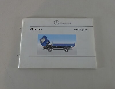 Service Book / Maintenance Book Mercedes Benz Atego Stand 12/1997