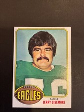 Jerry Sisemore 1976 Topps Football Card #524 - Philadelphia Eagles