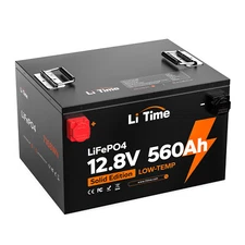 LiTime 12V 560Ah 7168Wh Low Temp LiFePO4 Lithium Battery SPCC For Solar Off-grid