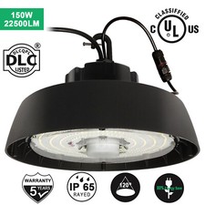 LED High Bay Light 150W Dimmable Lamp Garage Warehouse Industrial Lighting 5000K