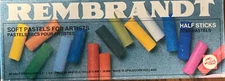 Vintage REMBRANDT Soft Pastels For Artists 30 Demi Sticks