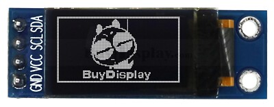 I2C White 0.77'' OLED Display Module 128x64 for Arduino,Raspberry Pi