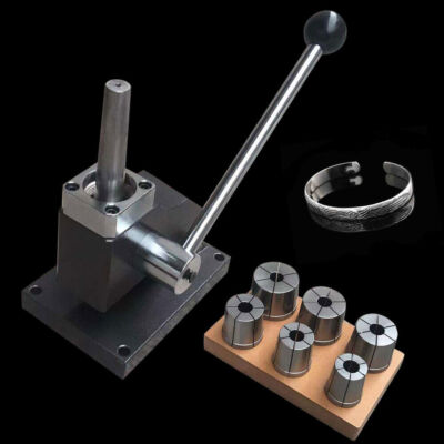 Bangle Bracelet Stretcher Enlarger Machine Jewelry Expander Equipment & 6 Dies