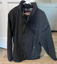 Rugged Elements Men's Coat Black Trek Water Resistant Wind Resistant Size XL