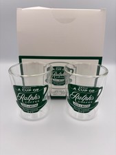 Ralph  s Coffee Latte Coffee Espresso Cup Set of 2
