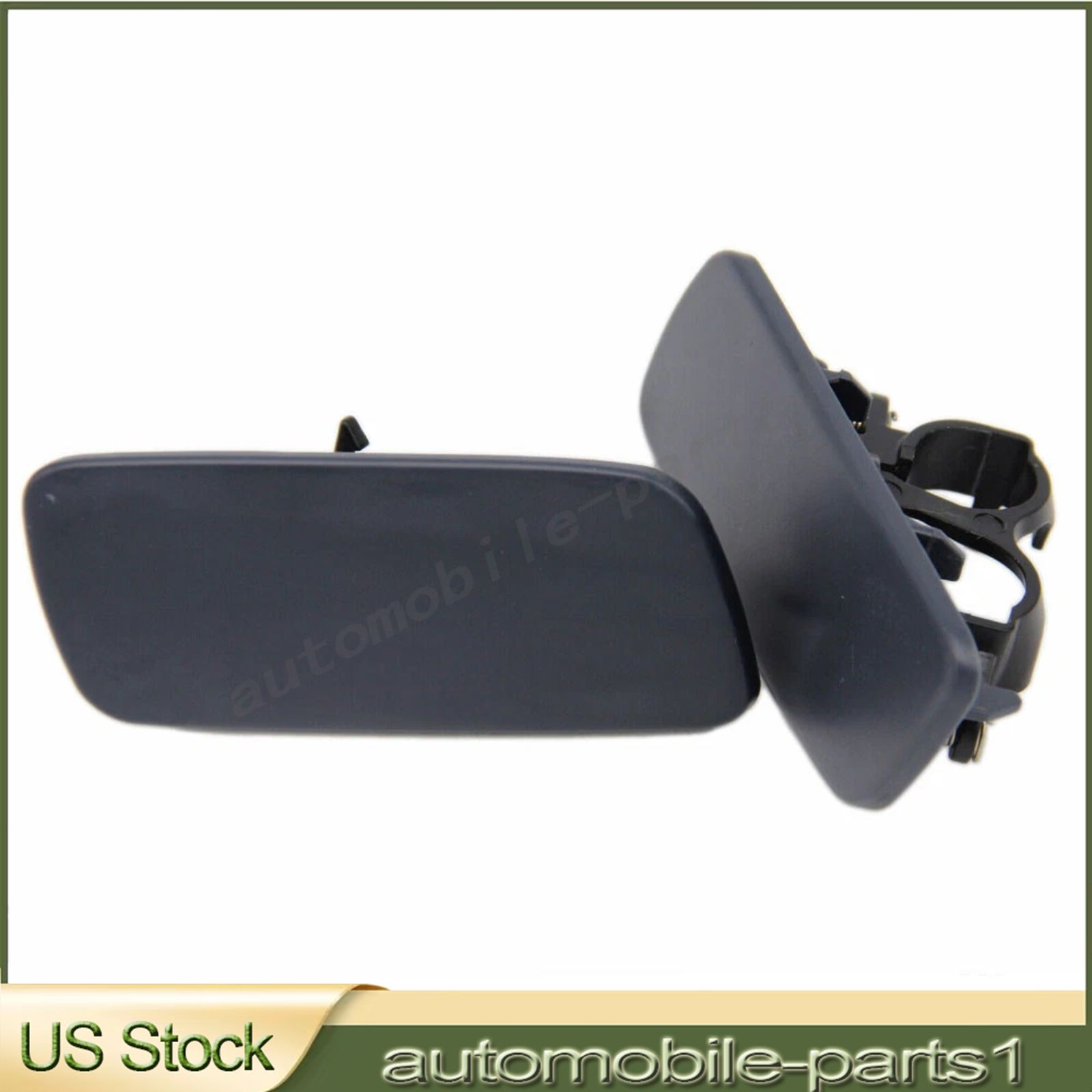 2 Pcs For 2010-2018 Rolls-Royce Ghost Front LH+RH Headlight Washer Nozzle Cover