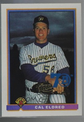 2017 Bowman 70th Anniversary Buybacks Blue Cal Eldred #1991-56 4r2