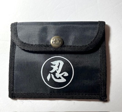 Shuoio 888 Carrying Case only for Ninja Star Snap Shut Black Nylon Marital Arts