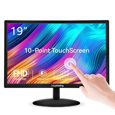Touchscreen Monitor 19'' FHD 1440x900 Multi-Touch Screen HDMI 19'' Touchscreen