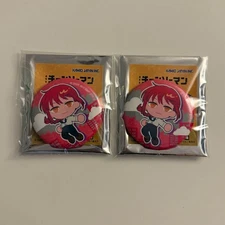 Chainsaw Man Makima Can Badge Set 2pcs KAMIO JAPAN Used Collector's Item