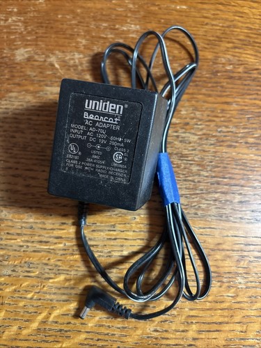 OEM UNIDEN AD-70U AC ADAPTER WALL PLUG 12V BEARCAT SCANNER RADIO POWER SUPPLY