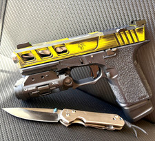 Glock 19 Gen 3 Custom Slide Fiber Sights Complete G19 Upper RMR Cut FREE KNIFE