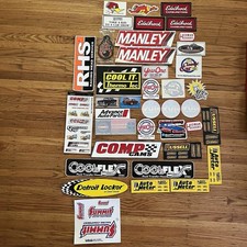 Vintage Car Decal Lot 40 Stickers Auto Parts Car Show Drag Racing Classic Cars