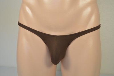 Vintage Muscleskins Chocolate Brown Bikini Brief Size Small
